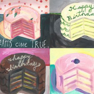 Birthdays & Sweet Treats birthday and special occasion cards by Carpe Diem Papers : Cake_postcard - square crop