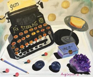 Still Life with Amethyst, painting by Mindy Carpenter - image for home page slider
