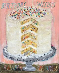 Kelly's Confetti Cake Greeting Card by Carpe Diem Papers